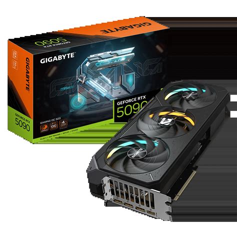 GIGABYTE nVidia GeForce RTX 5090 GAMING OC  - 32GB GDDR7; 512-Bit Memory Bus; 1x HDMI; 3x DisplayPort; Min 1000W PSU. . 